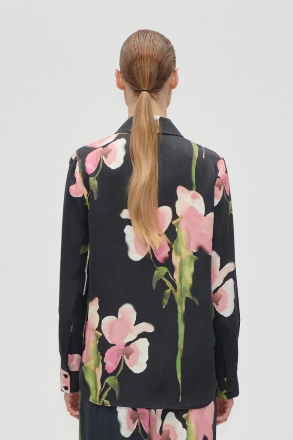 LONG SLEEVE SHIRT, melting flowers - Image 2