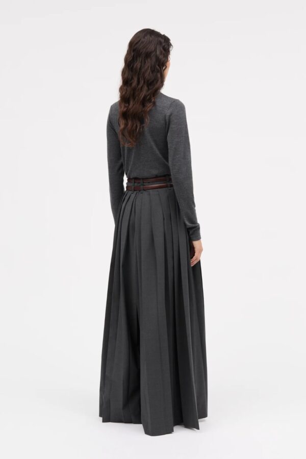 PHIA-ATELIER PANTS, dark grey melange - Image 2