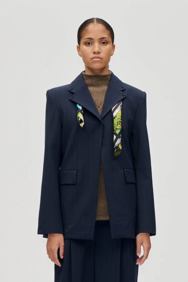 TAILORED JACKET, dark blue