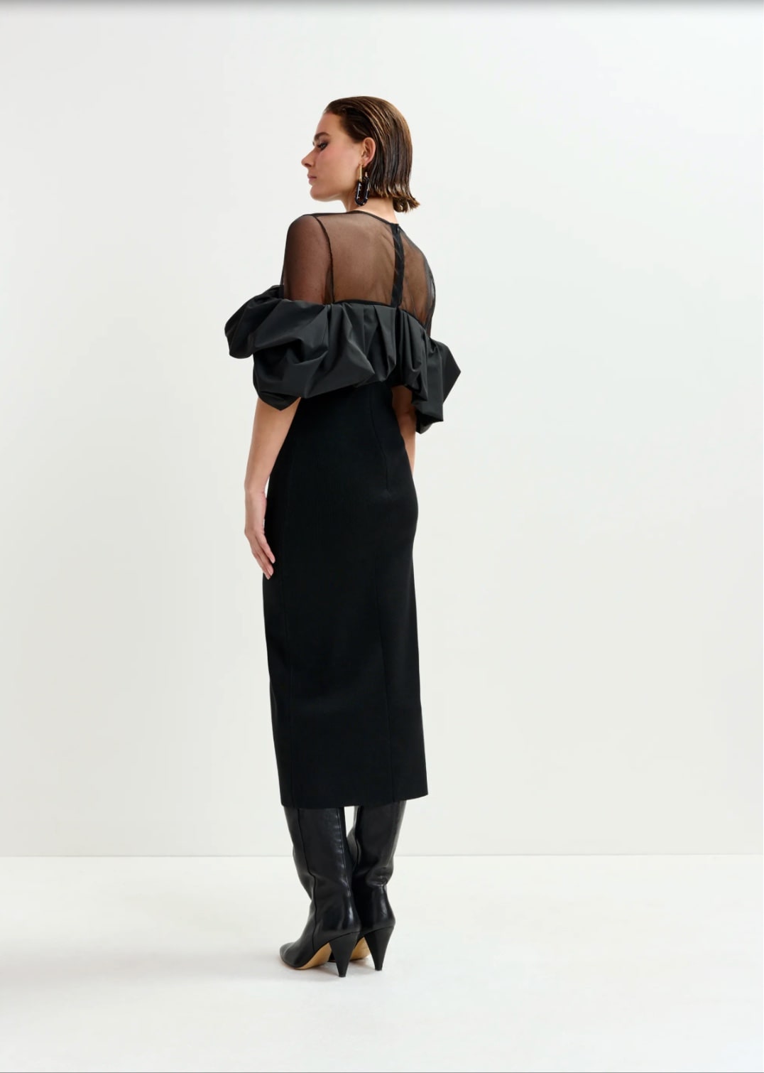 ISATIS MIDI DRESS, black - Image 3