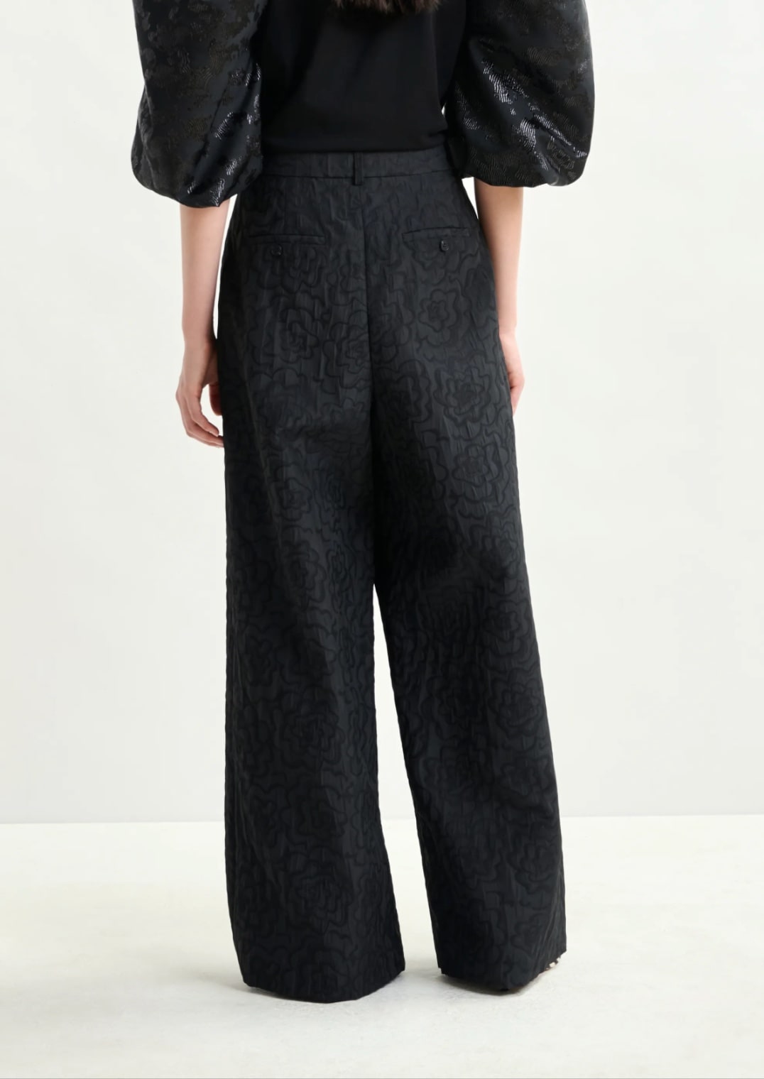 INSTORE WIDE-LEG PANTS, black - Image 2
