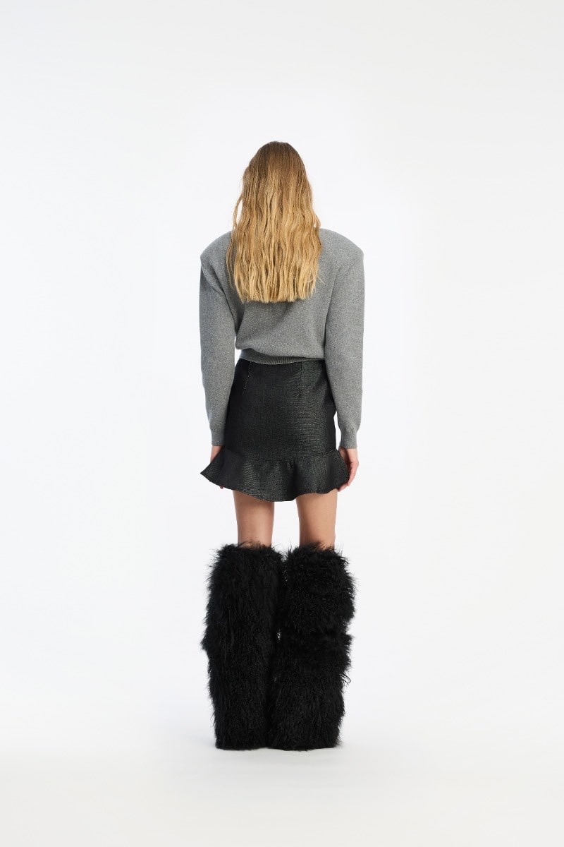 FIRM KNIT CARDIGAN, grey - Image 2