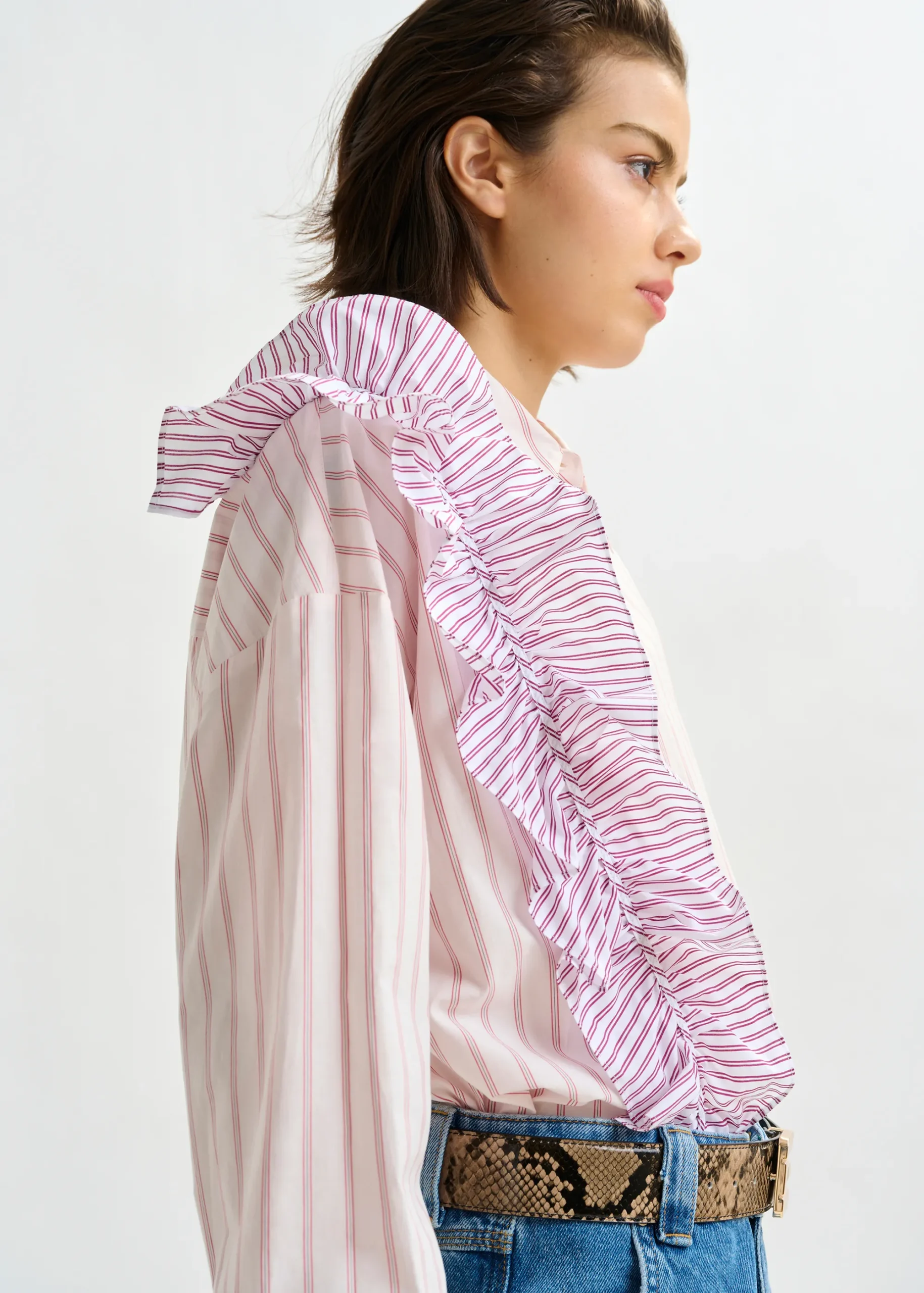 IBODY BLOUSE, off-white and red - Image 4