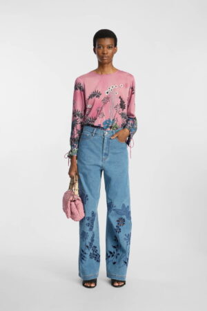 BASILIA TOP, print berry - 38