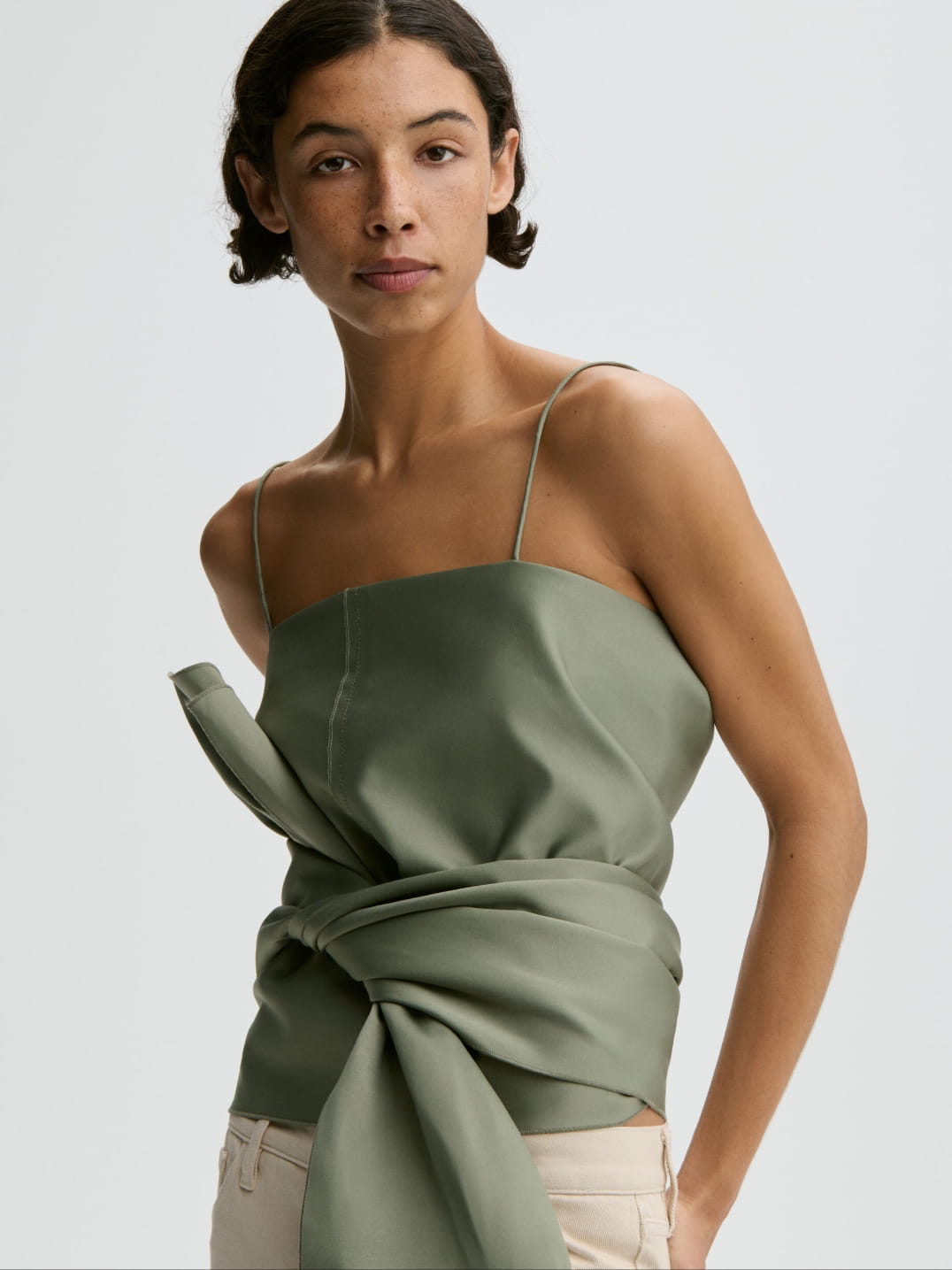 TRINOLA TOP, deep lichen green - Image 2