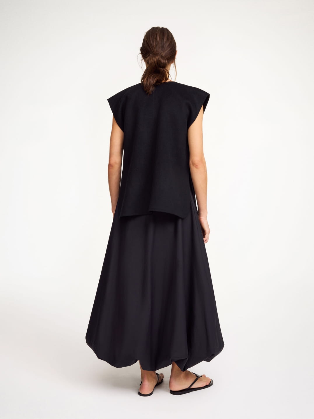 AUBREY ORGANIC COTTON SKIRT, black - Image 3