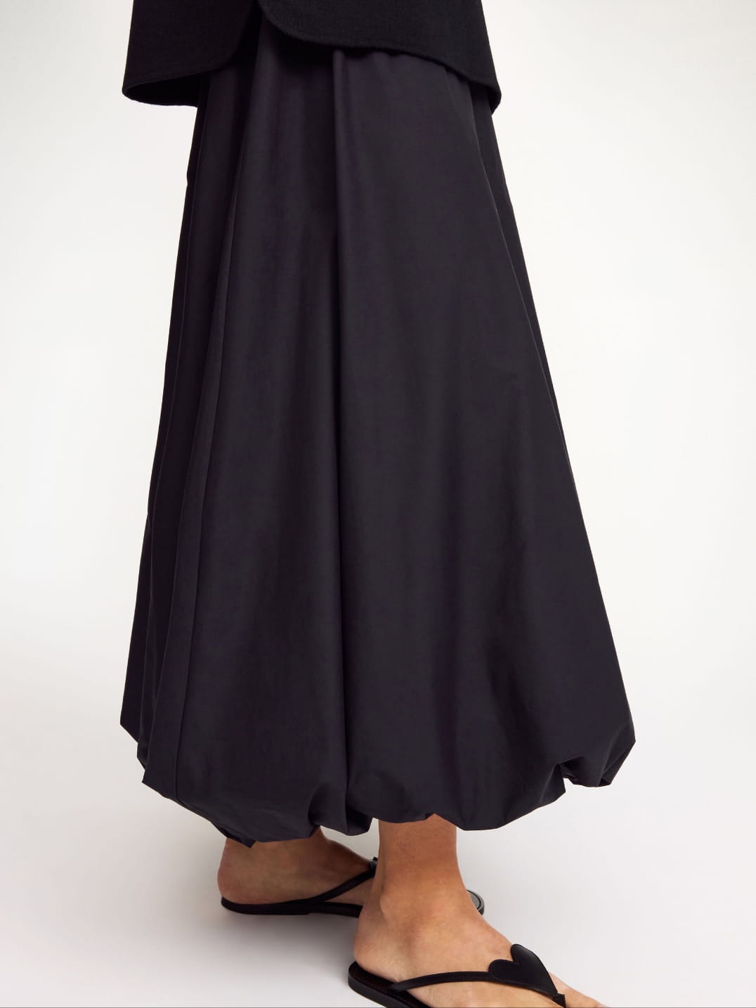 AUBREY ORGANIC COTTON SKIRT, black - Image 2
