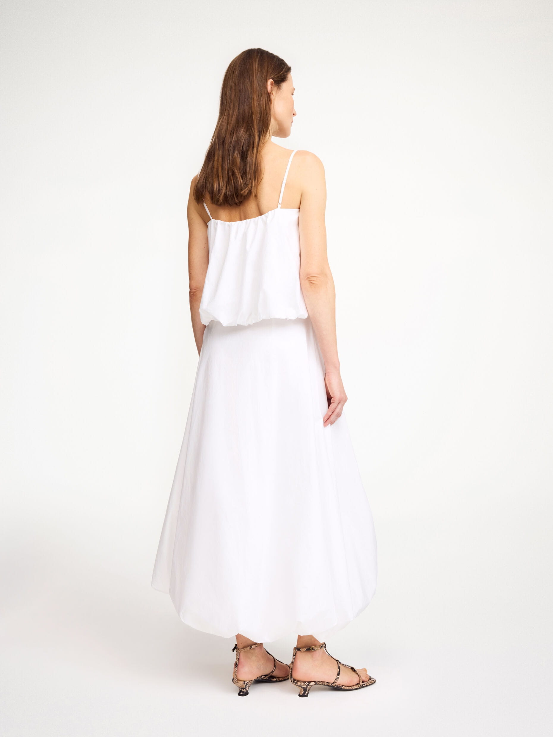 AUBREY ORGANIC COTTON SKIRT, pure white - Image 3