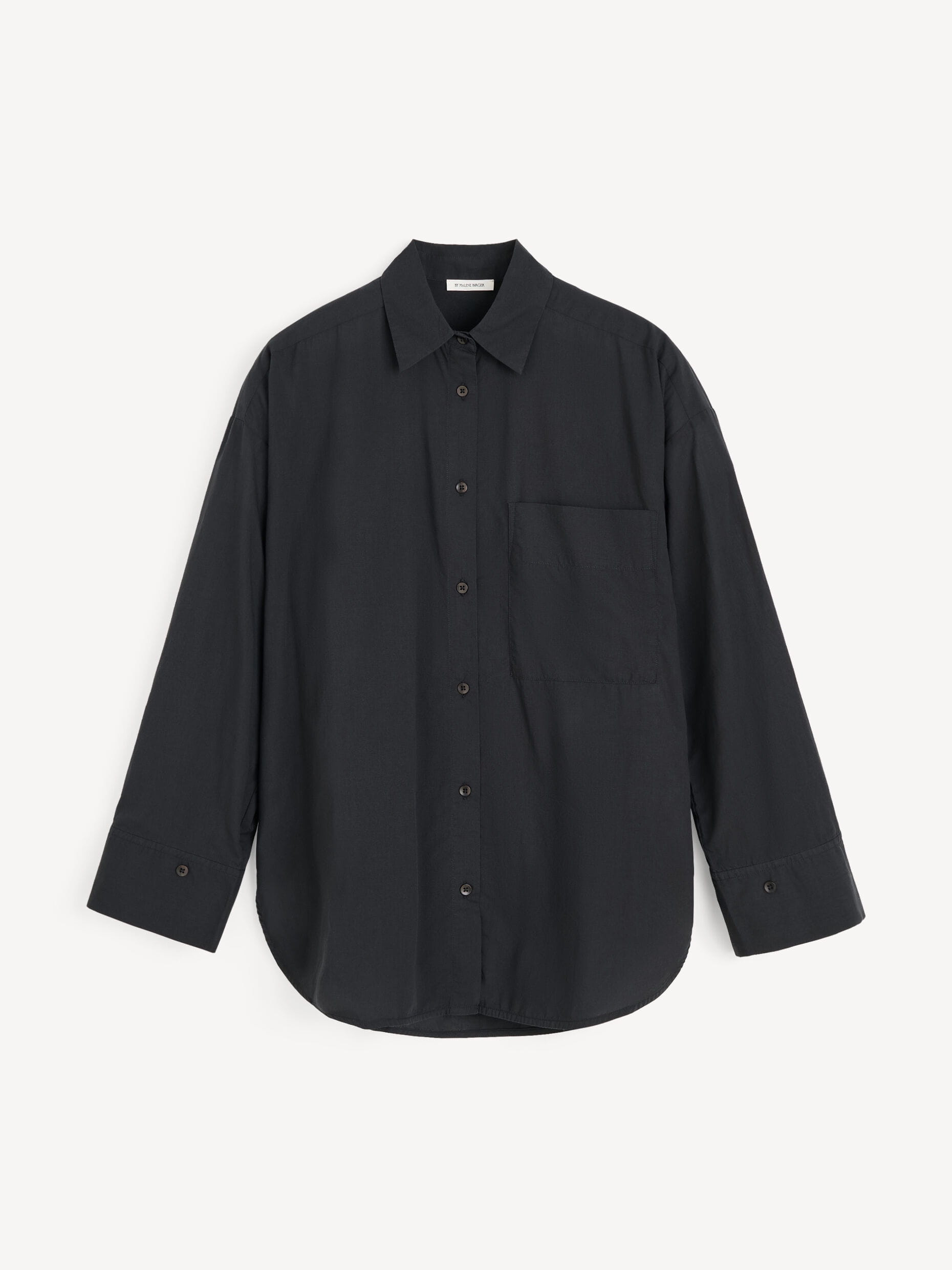 DERRIS VOILE ORGANIC COTTON SHIRT, black - Image 3