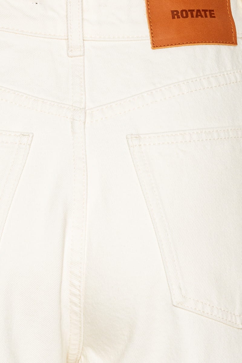 FLARED HIGHWAISTED JEANS, white denim - Image 3