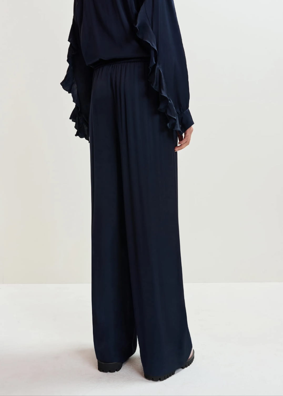 JULISSA WIDE-LEG PANTS, navy - Image 3