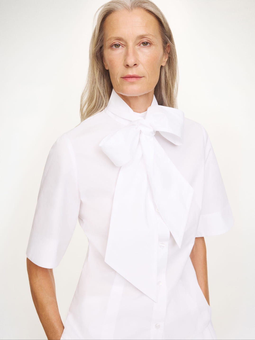 LEO ORGANIC COTTON SHIRT, pure white - Image 2