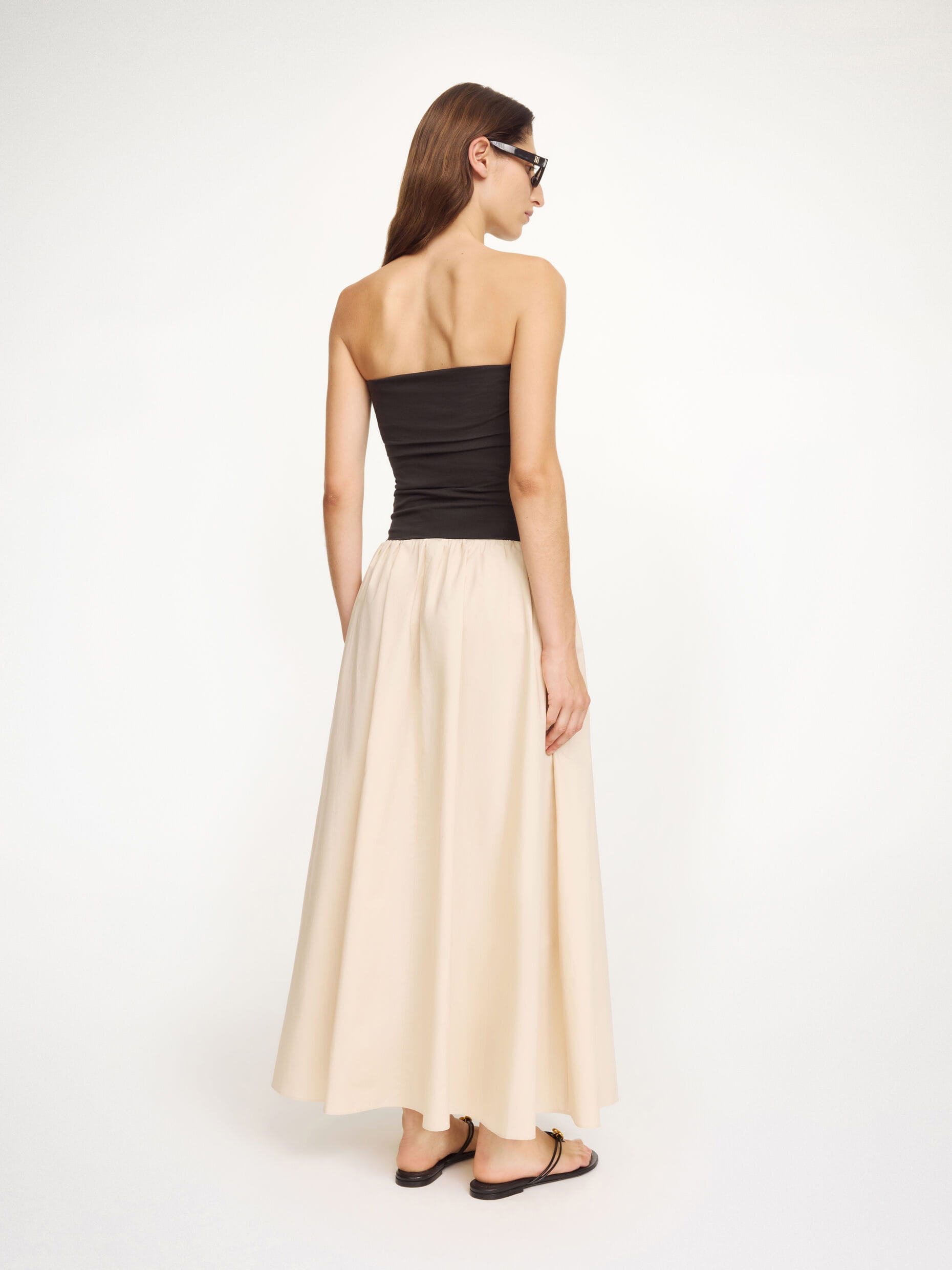 MARC ORGANIC COTTON MAXI DRESS, oyster gray - Image 3