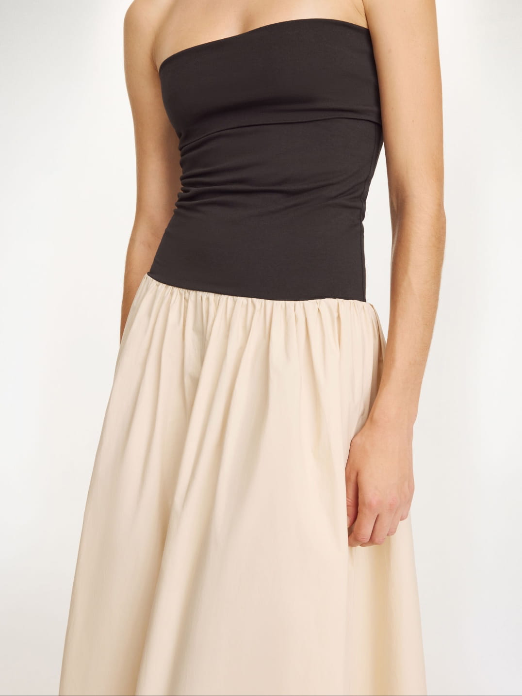 MARC ORGANIC COTTON MAXI DRESS, oyster gray - Image 2