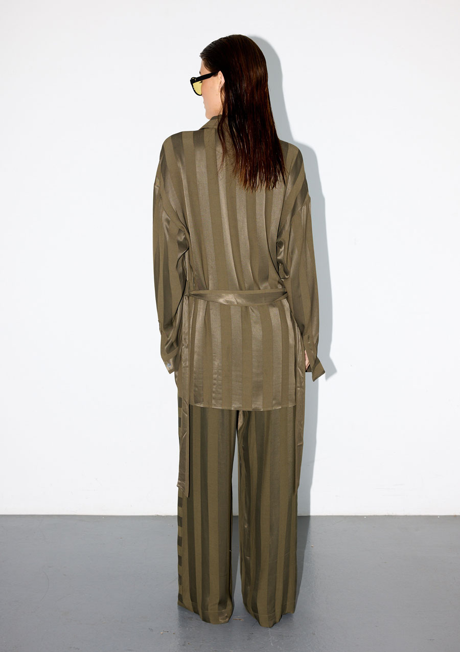 SERRA BELTED SHIRT, olive - Image 2