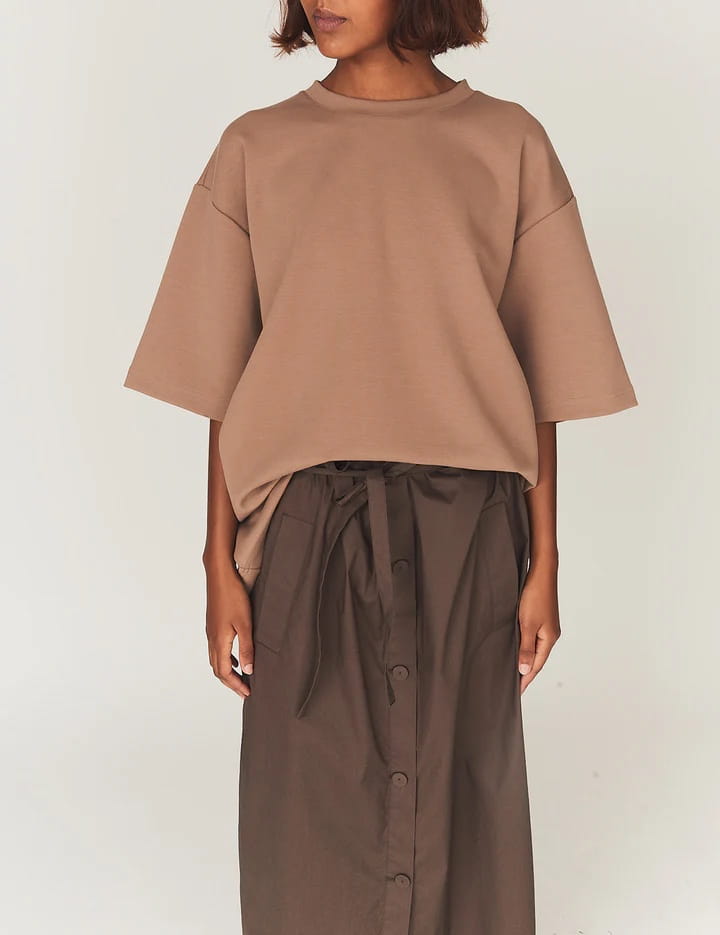 TG BOW TEE, ice latte - Image 2